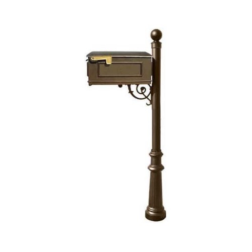LEWISTON MAILBOX W/POST, FLUTED