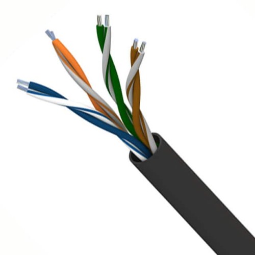 CABLE 8 COND CAT 5E 24AWG 500'