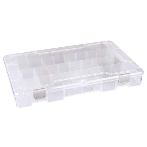 BOX PLAS CLR 13.688"L X 8.188"W