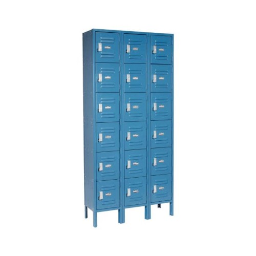 SIX TIER LOCKER, 12X18X12, 18 DO