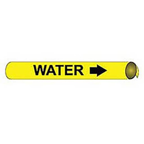 PIPE MARKER, PRECOILED AND STRAP