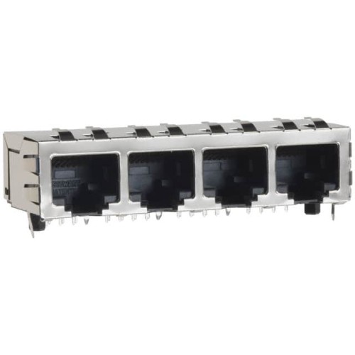 CONN MOD JACK 8P8C R/A SHIELDED