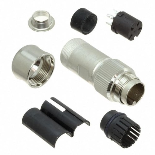 CONN PLUG FMALE 4P SOLDER CUP