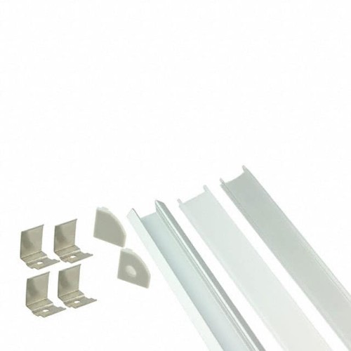 ALUMINUM LED CHANNEL KIT- CORNER