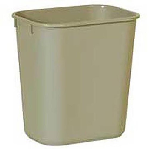 SMALL PLASTIC WASTEBASKET, 13-5/