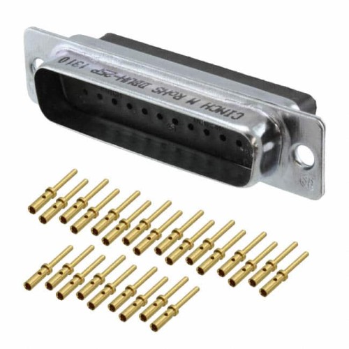 CONN D-SUB PLUG 25POS CRIMP
