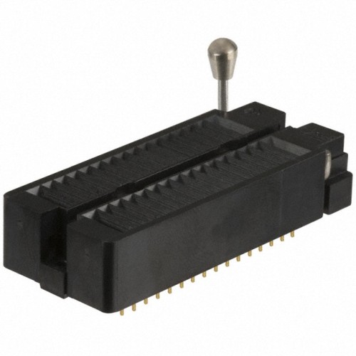 CONN IC DIP SOCKET ZIF 32POS GLD