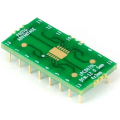 DFN-12 TO DIP-16 SMT ADAPTER (0.