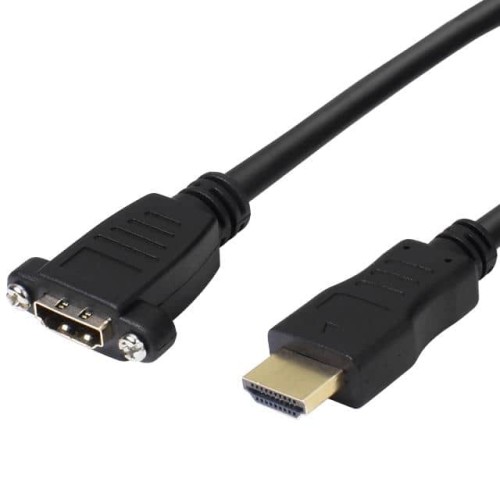 CABLE HDMI MALE/FEMALE PNL 10FT
