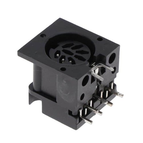 CONN RCPT FMALE DIN 7POS SOLDER