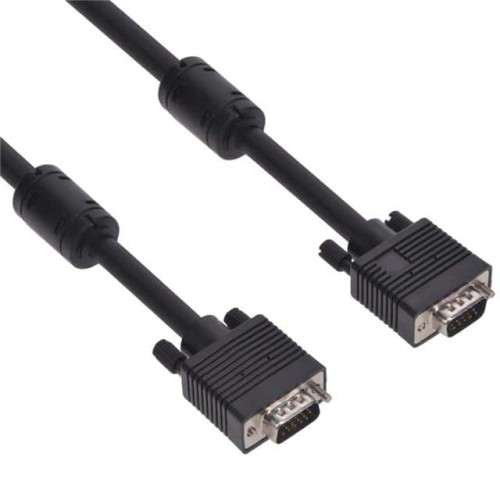 6Ft SVGA Male to Male Cable w/Fe