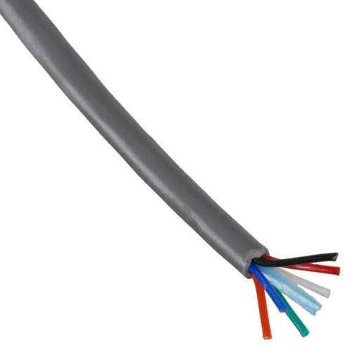 CABLE 6COND 22AWG GRAY 500'