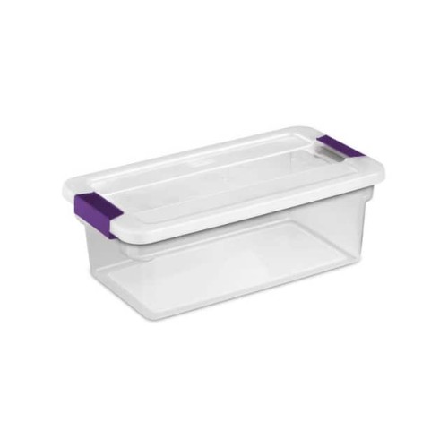 CLEARVIEW STORAGE BOX W/LATCHED