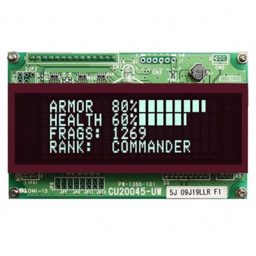 VFD FILTER 20X4 RED 96MMX35MM