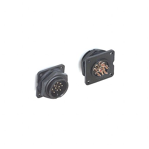 CONN RCPT MALE 10P GOLD SLDR CUP