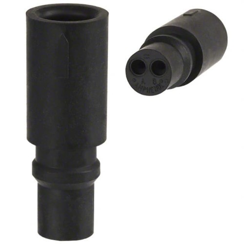 CONN RCPT HSNG MALE 2POS INLINE