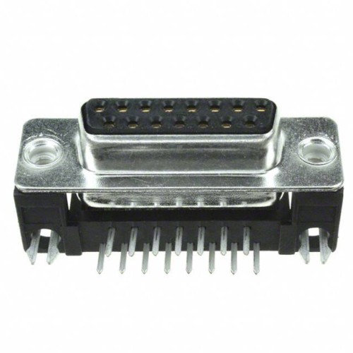 CONN D-SUB RCPT 15POS R/A SLDR
