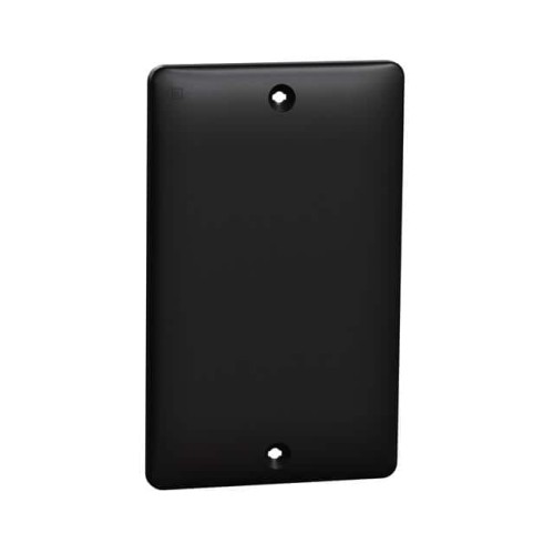 1 GANG BLANK MATTE WALL PLATE BK