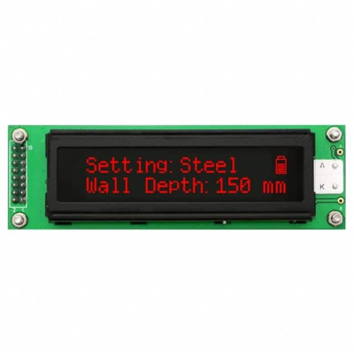 LCD MOD 40DIG 20X2 TRANSMISV RED