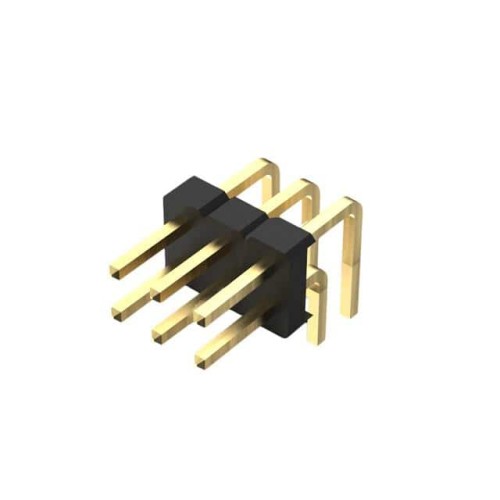 6POS, 2MM PITCH PIN HDR, DIL, TH