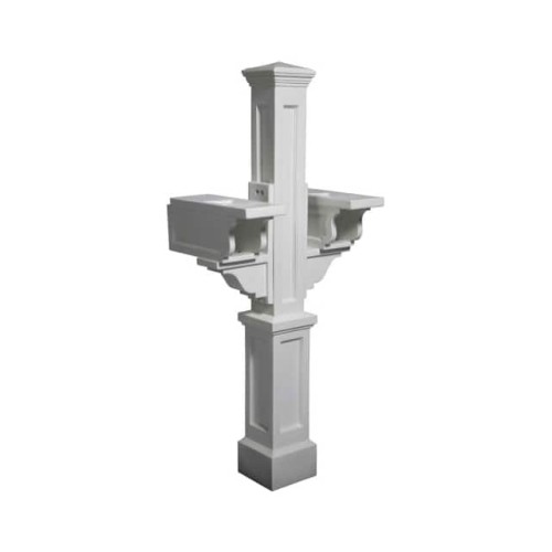 ROCKPORT DOUBLE MAILBOX POST, 56