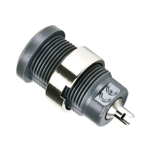 CONN BANANA JACK SOLDER CUP GRAY