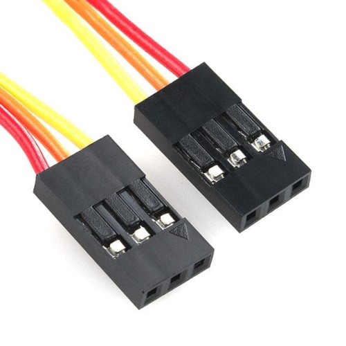 JUMPER WIRE 0.1" 3-PIN 6"