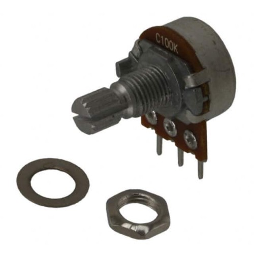POT 100K OHM 1/10W PLASTIC R-LOG