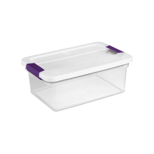CLEARVIEW STORAGE BOX W/LATCHED