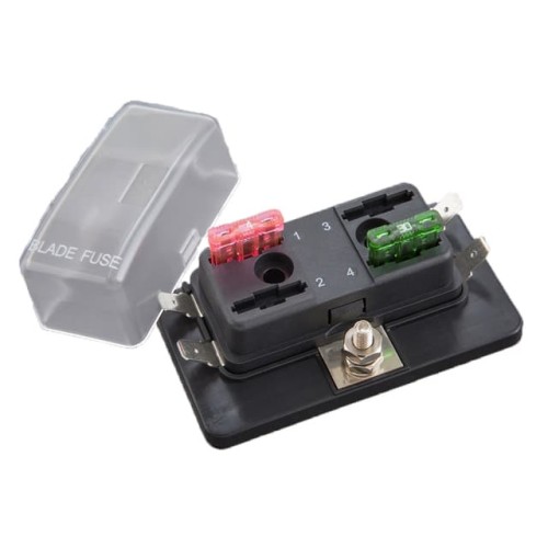 REGULAR FUSE BLOCK, 4 POLE
