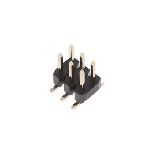 PIN HEADER, SMT, DUAL ROW, 2.00