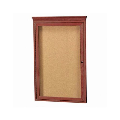 1 DOOR RED CHERRY BULLETIN BOARD