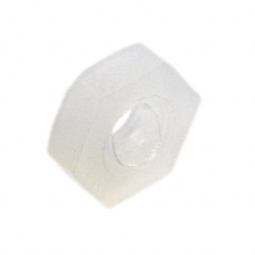 HEX NUT 3/16" NYLON 2-56