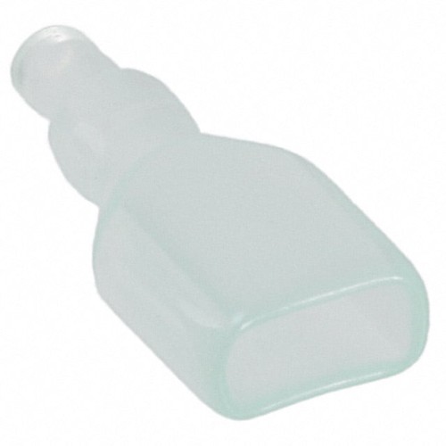 CONN RCPT SLEEVE 0.25 1POS CLEAR