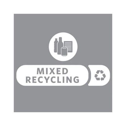 WASTE STREAM LABEL MIXED RECYCLI