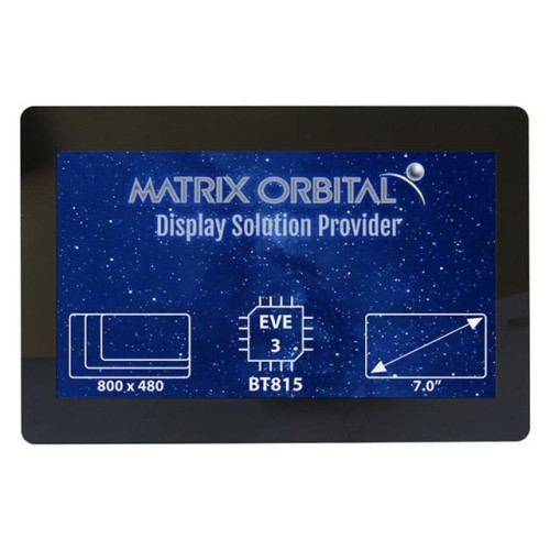 7.0" 800X480 PIXEL CAPACITIVE TO