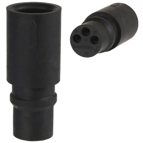 CONN RCPT HSNG MALE 3POS INLINE