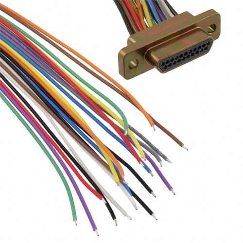 CABLE DSUB PLUG 21POS LEADS 18"
