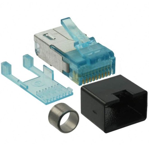 CONN MOD PLUG 10P10C SHIELDED