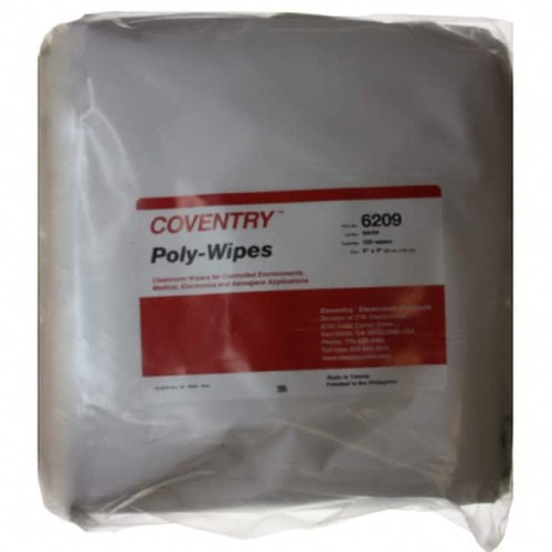 POLYWIPES CLEANROOM 9X9" 150PC