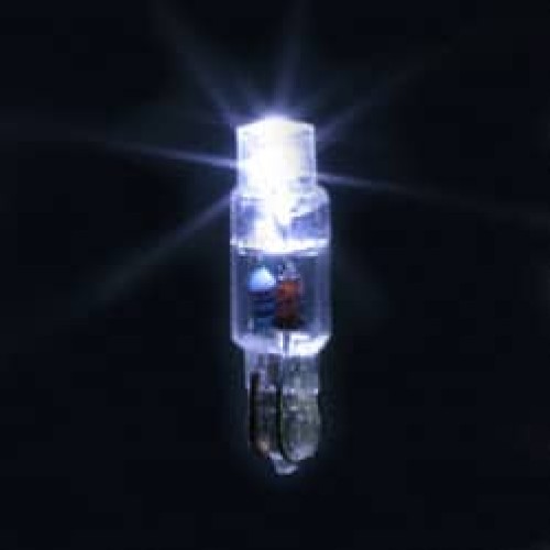 LED T-1.75 12V WEDGE 25MA WHITE