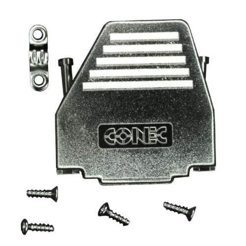 CONN BACKSHELL 15P 45/180DEG SHD