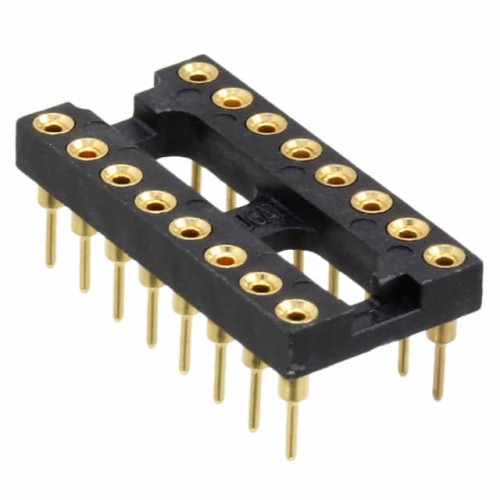 CONN IC DIP SOCKET 16POS GOLD