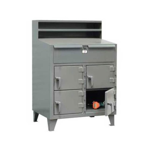 4 PERSON LOCKER DESK 48"X28"X54"