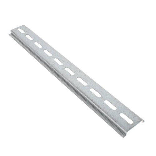 DIN RAIL 9.84" SLOT STEEL 250MM