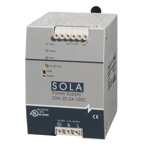 480W 24V DIN P/S 115/230V IN IEC