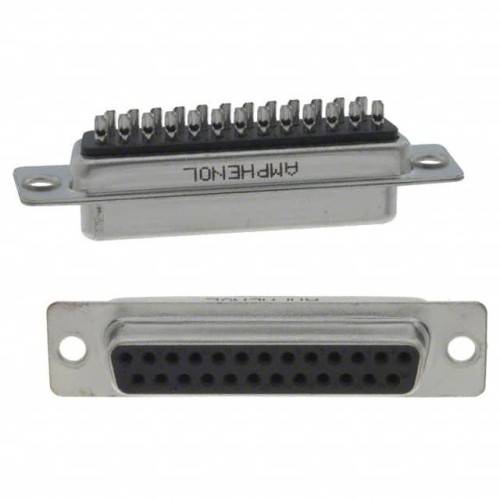 CONN D-SUB RCPT 25POS SLDR CUP