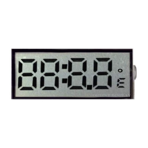 LCD GLASS MOD 3 3/4DIG TN+ REFL