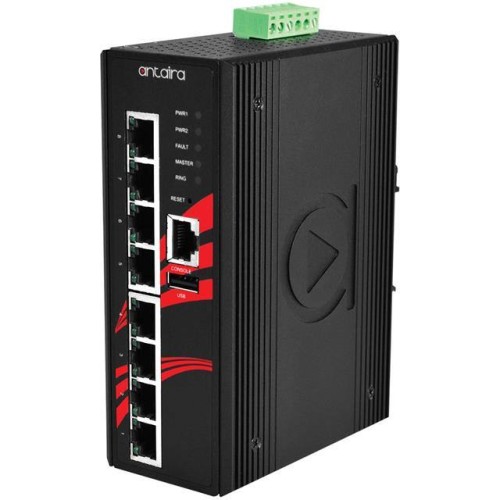 8-PORT INDUSTRIAL GIGABIT LIGHT