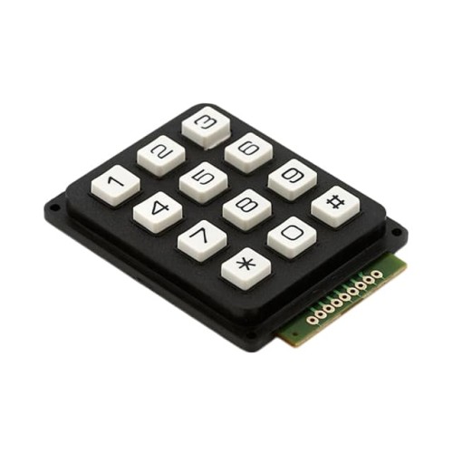 SWITCH KEYPAD 12 KEY NON-ILLUM